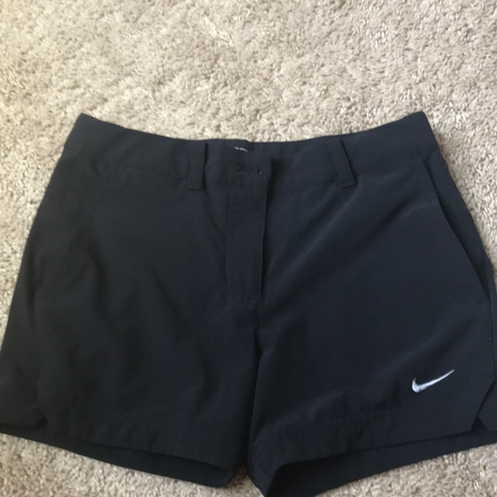 Black nike golf shorts